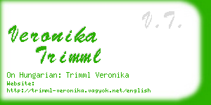 veronika trimml business card